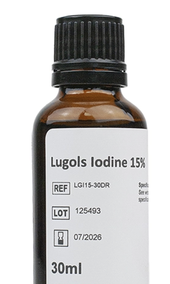 100ml Lugols Iodine 15% Pure Pharma Grade